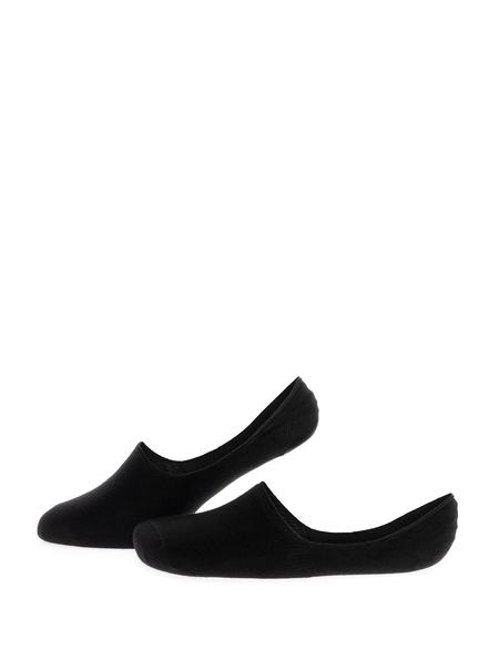 Erkek Pamuk Karışımlı Siyah Babet Basic Çorap - 50272777001