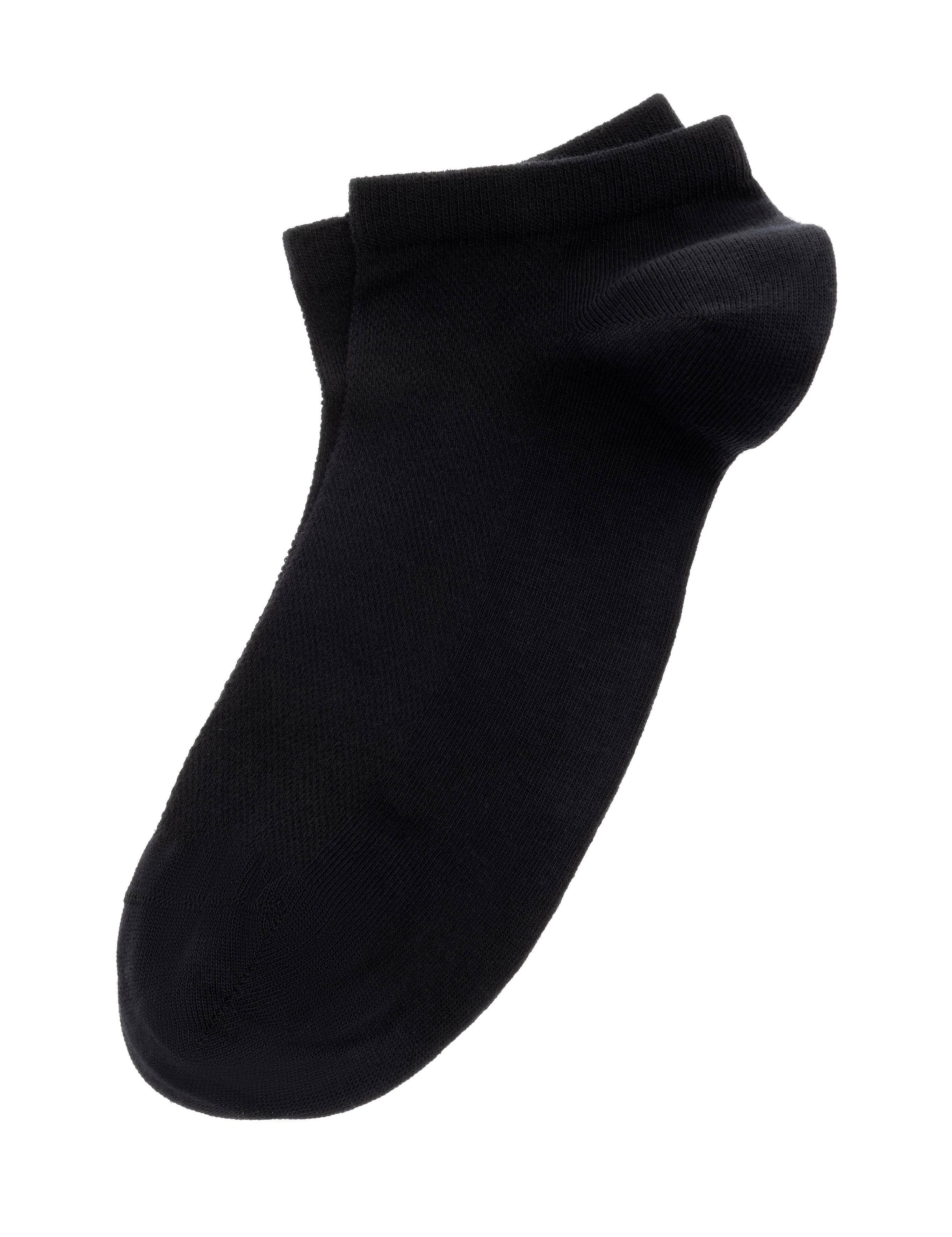 Erkek Pamuk Karışımlı Siyah Patik Basic Çorap