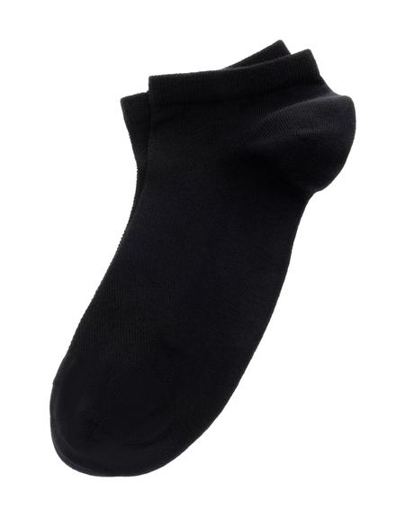 Erkek Pamuk Karışımlı Siyah Patik Basic Çorap - 50272779001