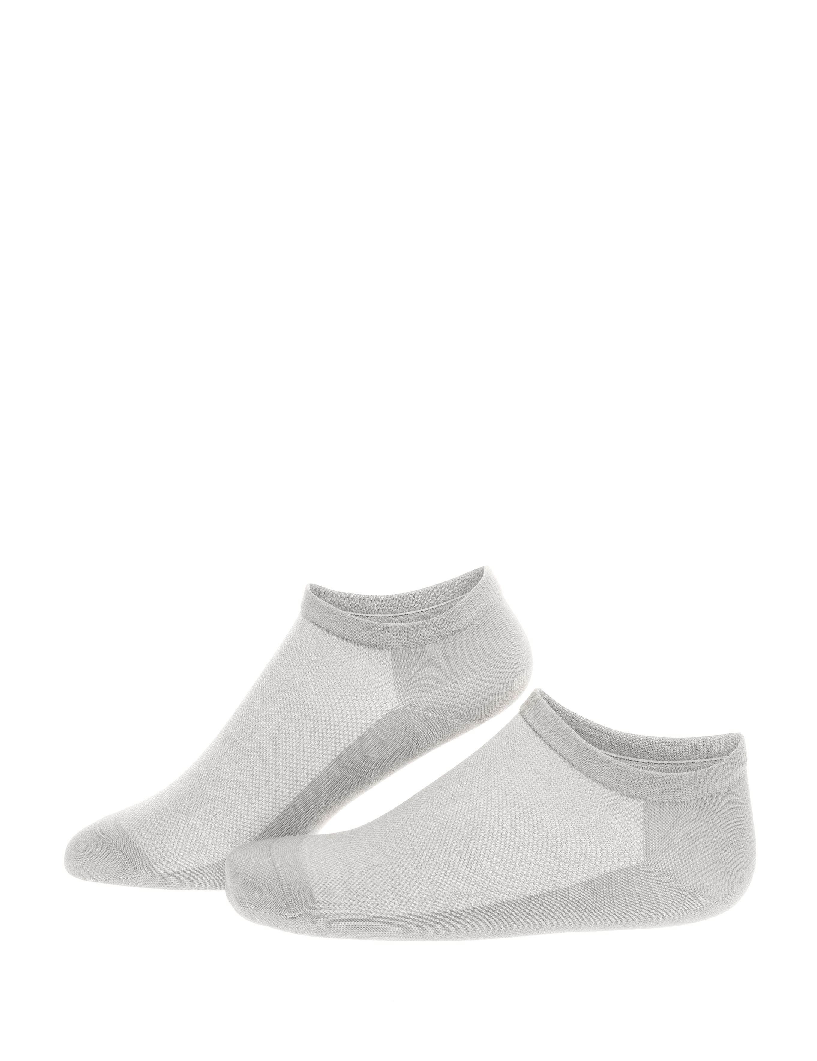 Erkek Pamuk Karışımlı Gri Patik Basic Çorap