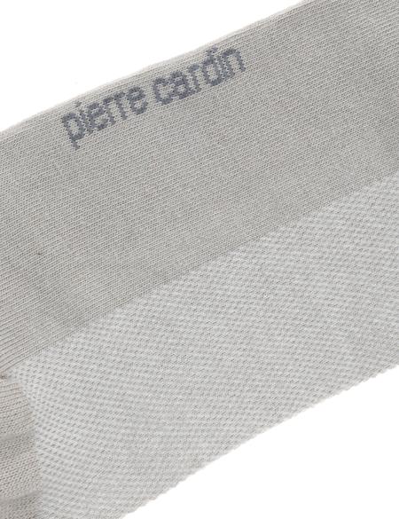 Erkek Pamuk Karışımlı Gri Patik Basic Çorap - 50272779002