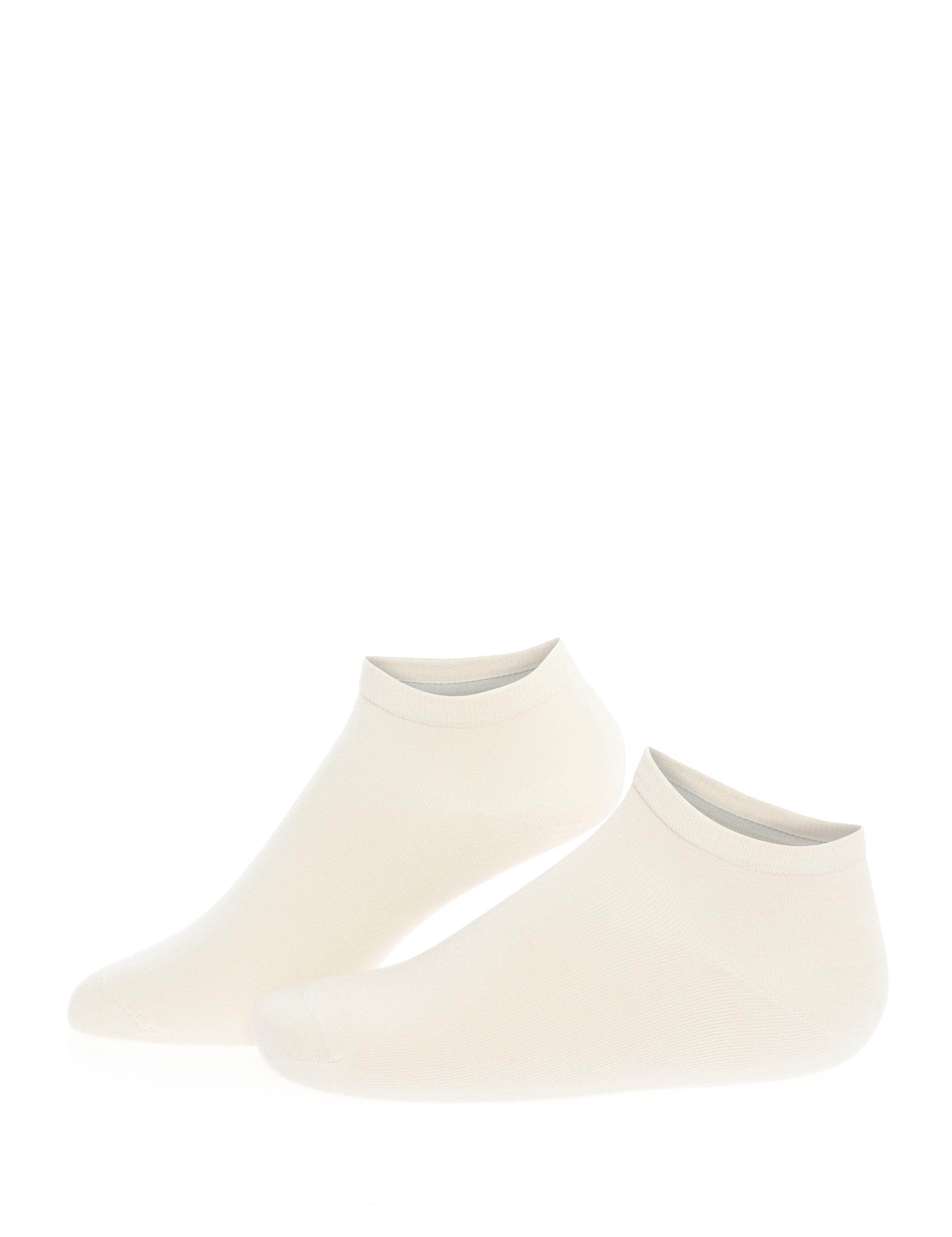 Erkek Bej Düz Patik Çorap