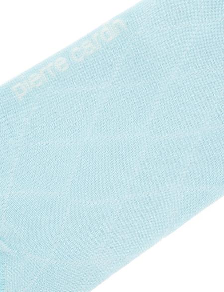 Erkek Bambu Karışımlı Mavi Soket Desenli Çorap - 50272794004