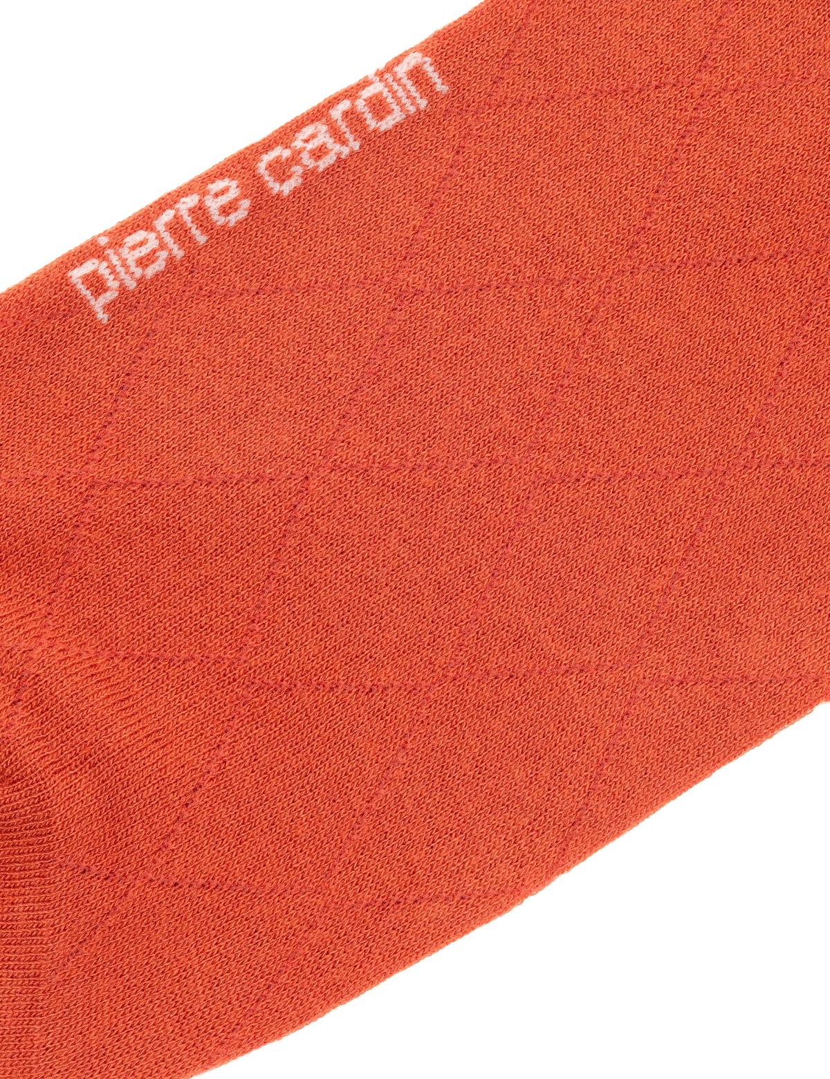 Erkek Bambu Karışımlı Kırmızı Soket Desenli Çorap - 50272794008