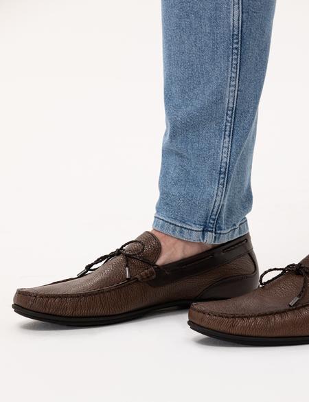 Kahverengi Loafer Ayakkabı - 50267886008