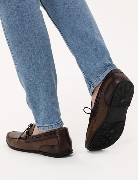 Kahverengi Loafer Ayakkabı - 50267886008