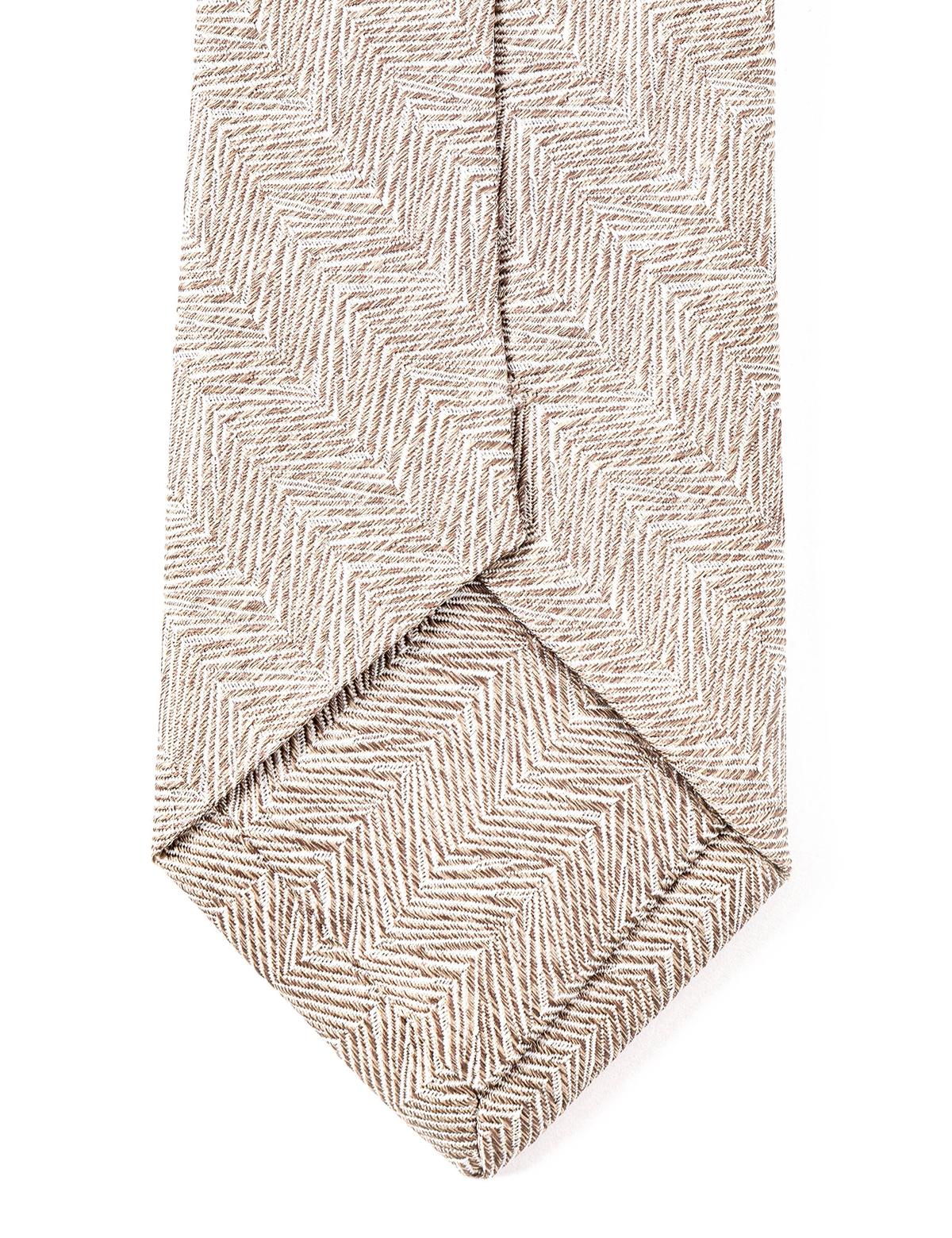 Ekru İpek Kravat - 50273271002