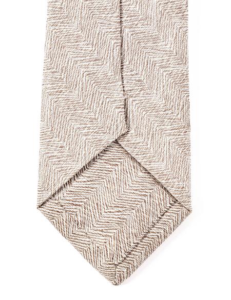 Ekru İpek Kravat - 50273271002