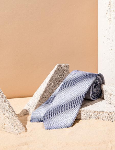 Mavi İpek Kravat - 50273274001