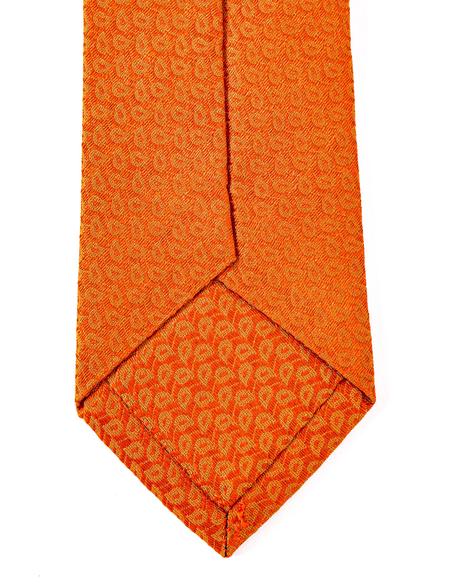 Turuncu İpek Kravat - 50273279002