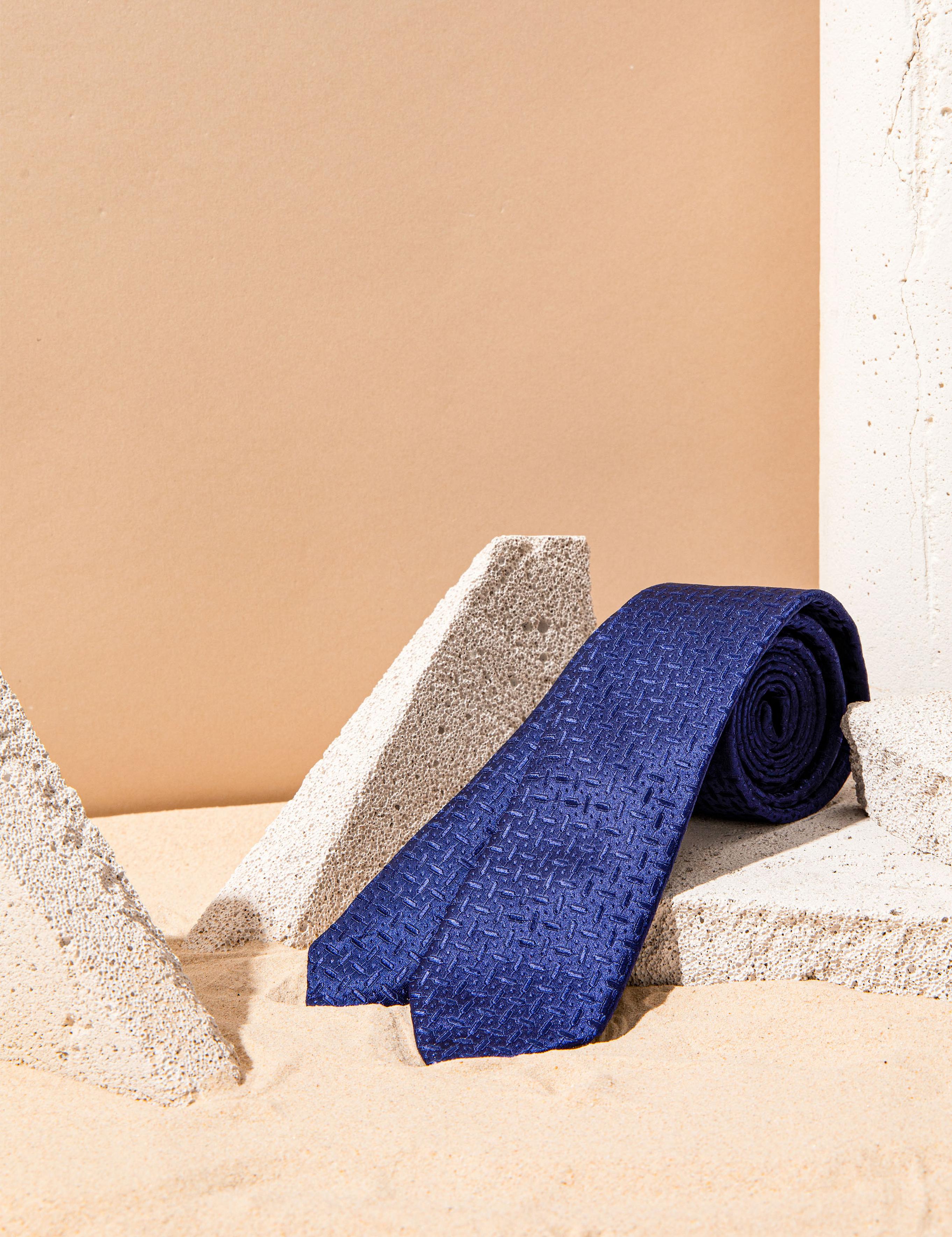 Lacivert İpek Kravat