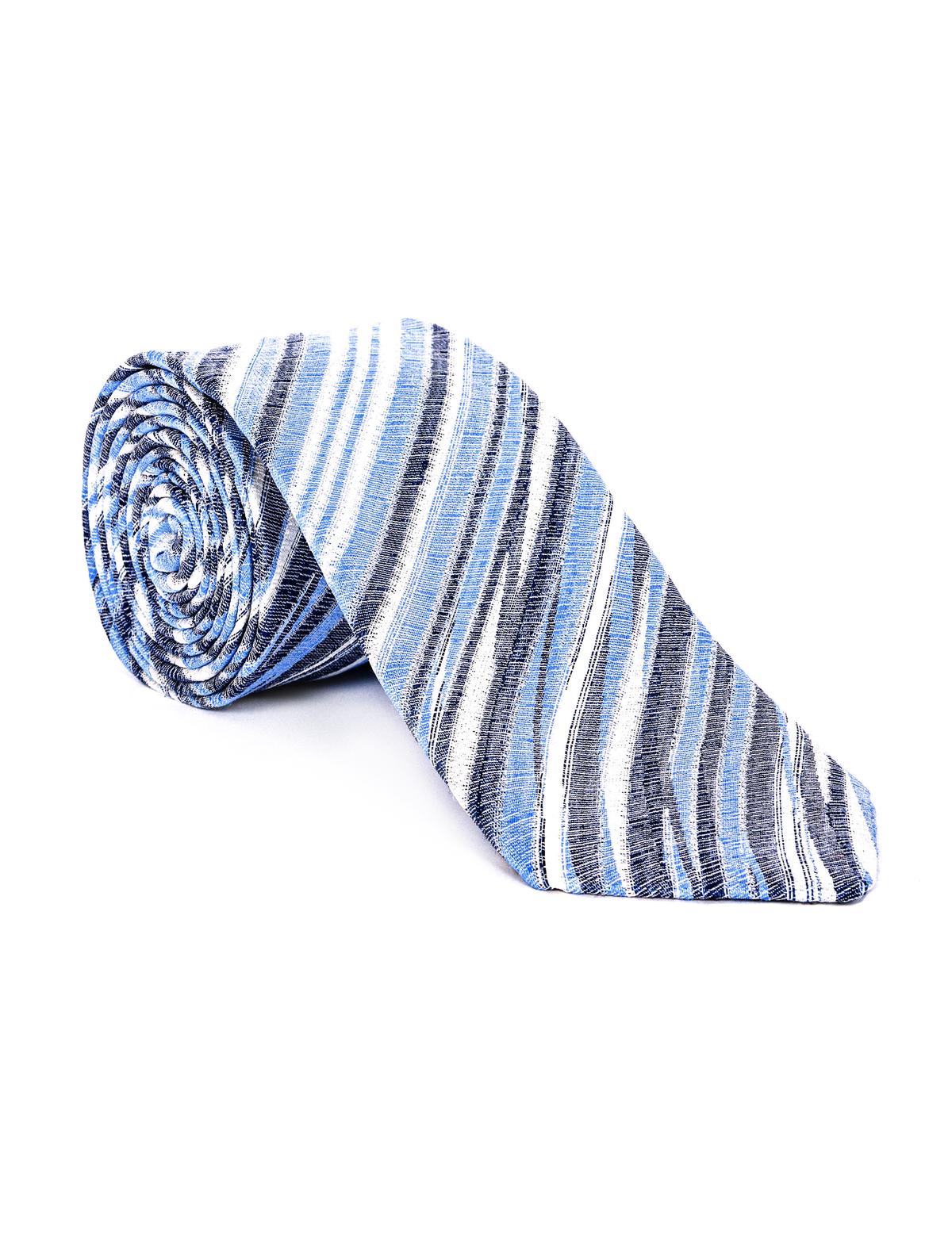 Mavi İpek Kravat - 50273281001
