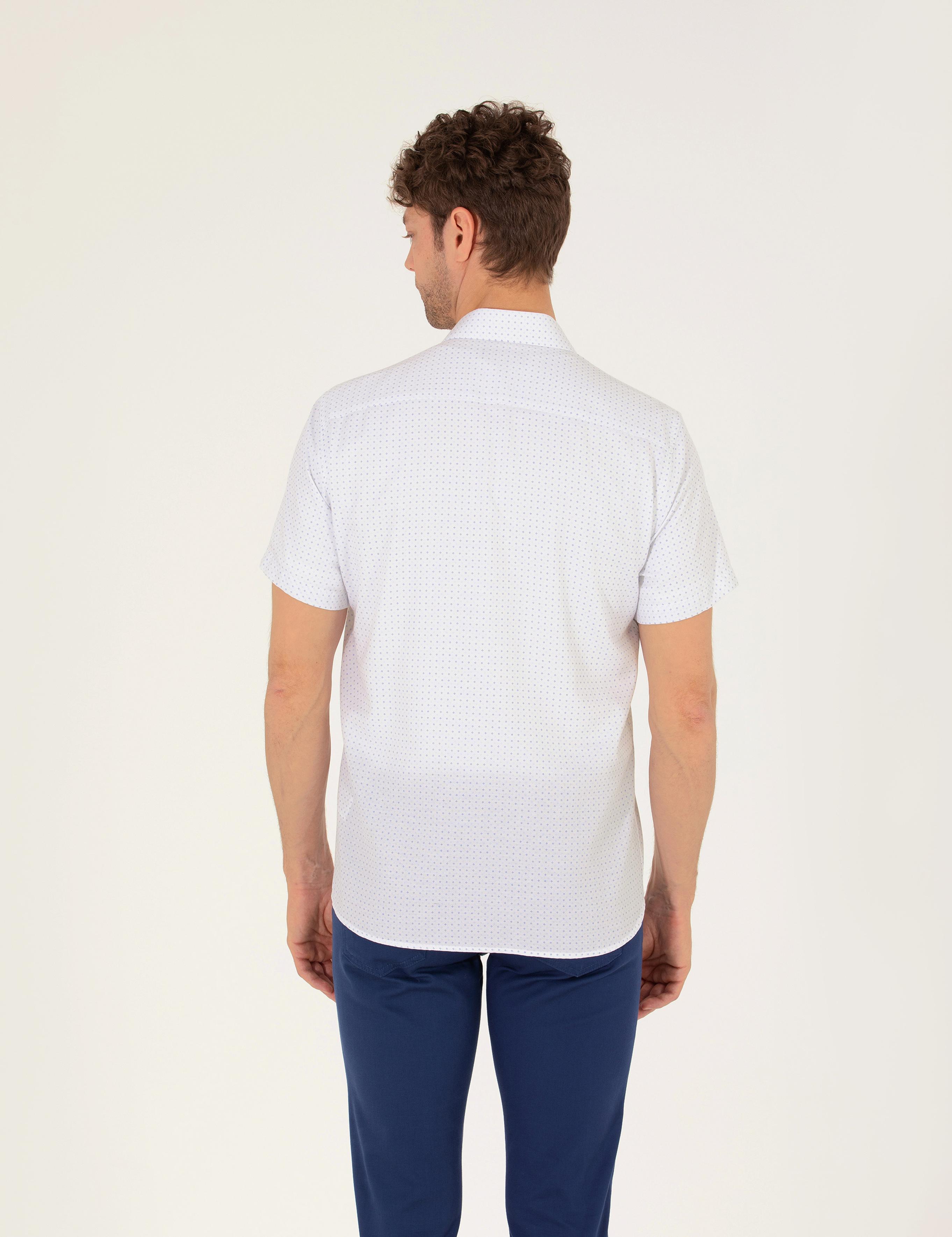 Mavi Regular Fit Kısa Kollu Gömlek