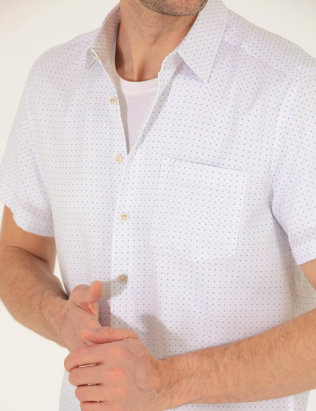 Mavi Regular Fit Kısa Kollu Gömlek - 50255276018