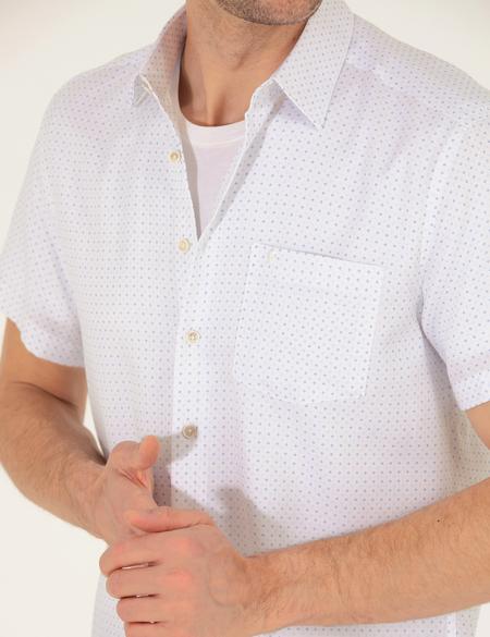 Mavi Regular Fit Kısa Kollu Gömlek - 50255276018