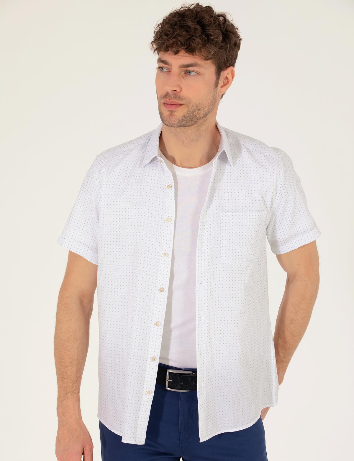 Mavi Regular Fit Kısa Kollu Gömlek - 50255276018