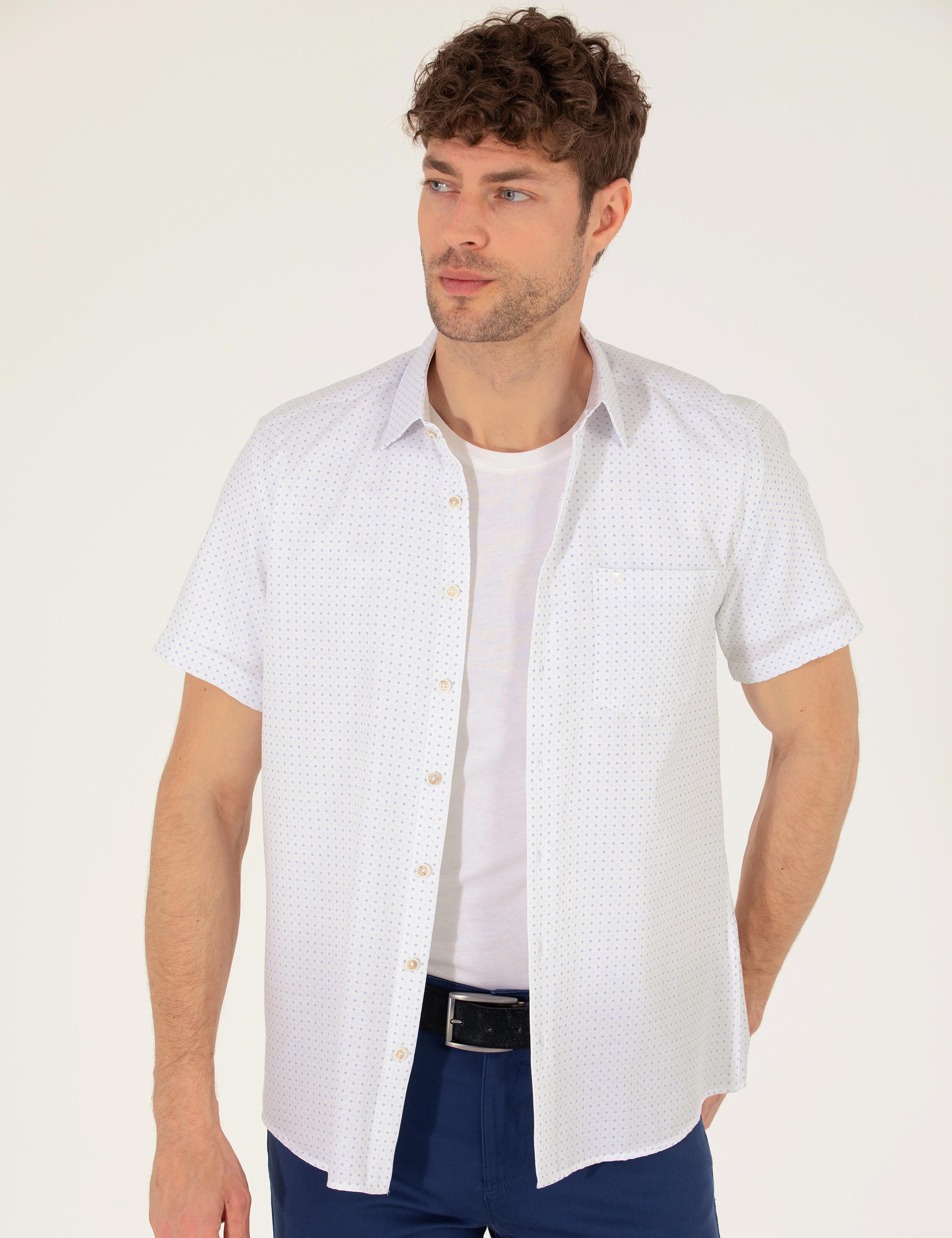 Mavi Regular Fit Kısa Kollu Gömlek