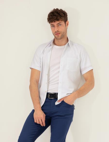 Mavi Regular Fit Kısa Kollu Gömlek - 50255276018