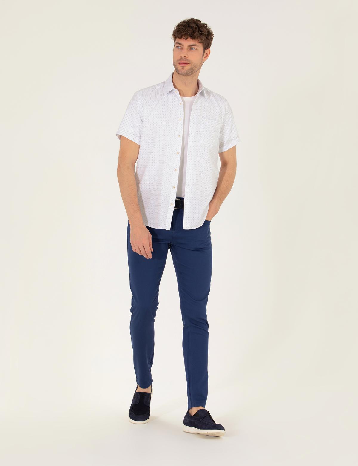 Mavi Regular Fit Kısa Kollu Gömlek - 50255276018