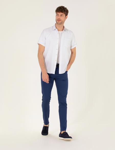 Mavi Regular Fit Kısa Kollu Gömlek - 50255276018