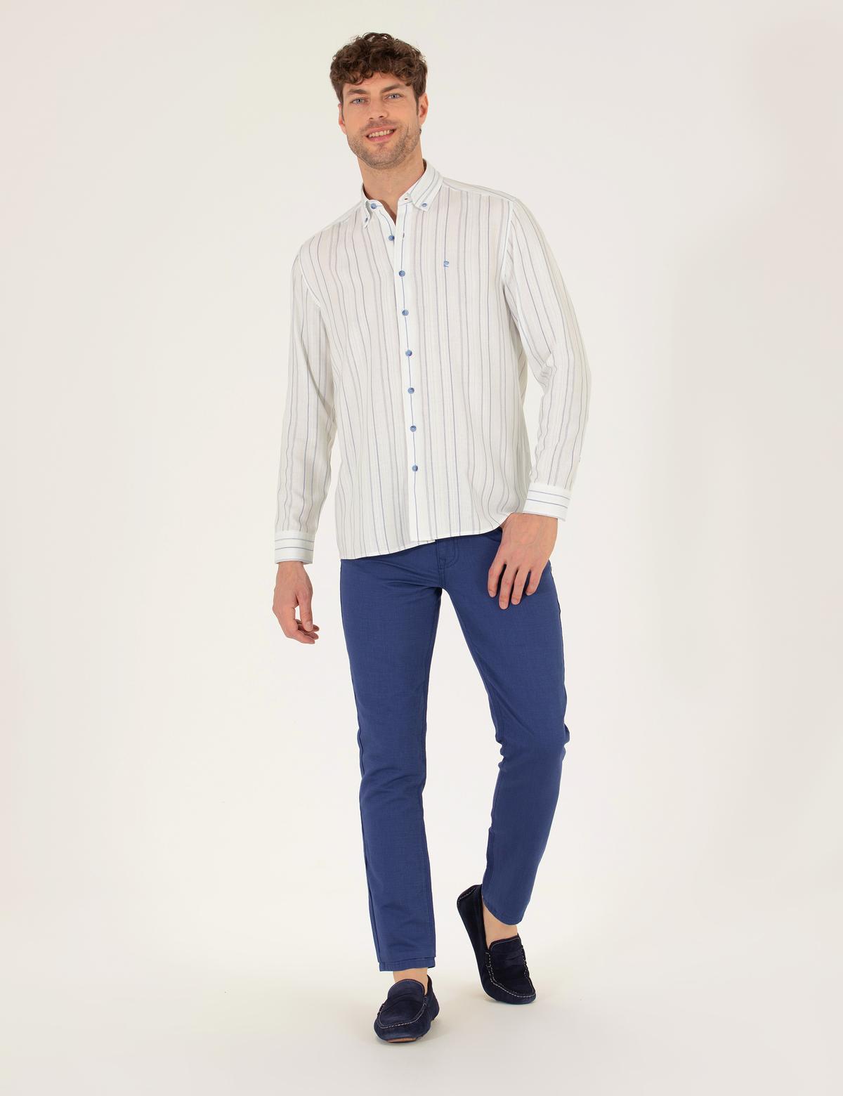 Mavi Regular Fit Uzun Kollu Gömlek - 50264955025