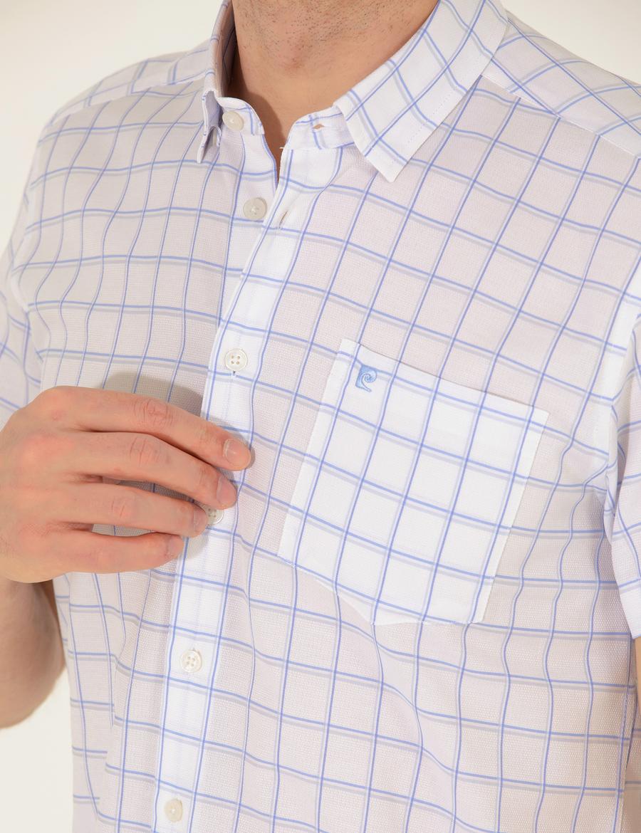 Mavi Regular Fit Kısa Kollu Gömlek