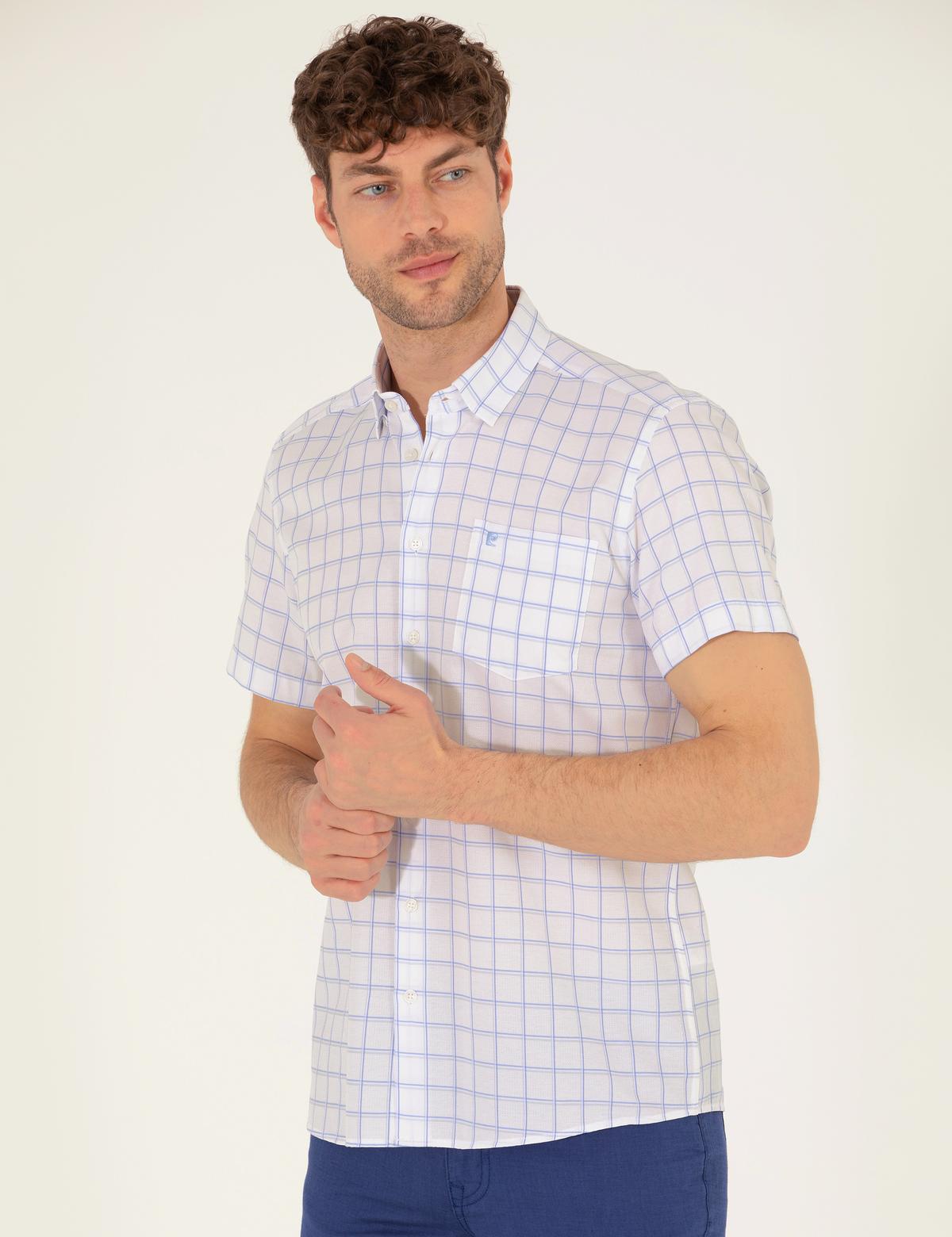 Mavi Regular Fit Kısa Kollu Gömlek - 50252482016