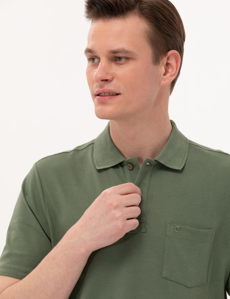 Haki Regular Fit Basic Tişört