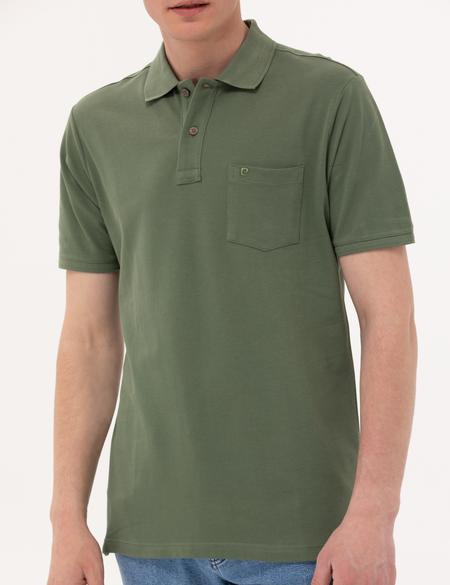 Haki Regular Fit Basic Tişört - 50250209013