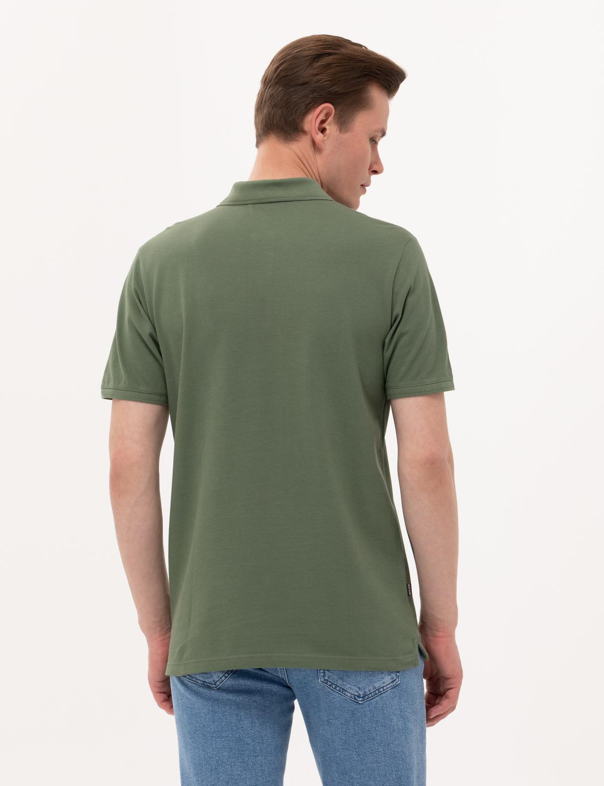 Haki Regular Fit Basic Tişört - 50250209013