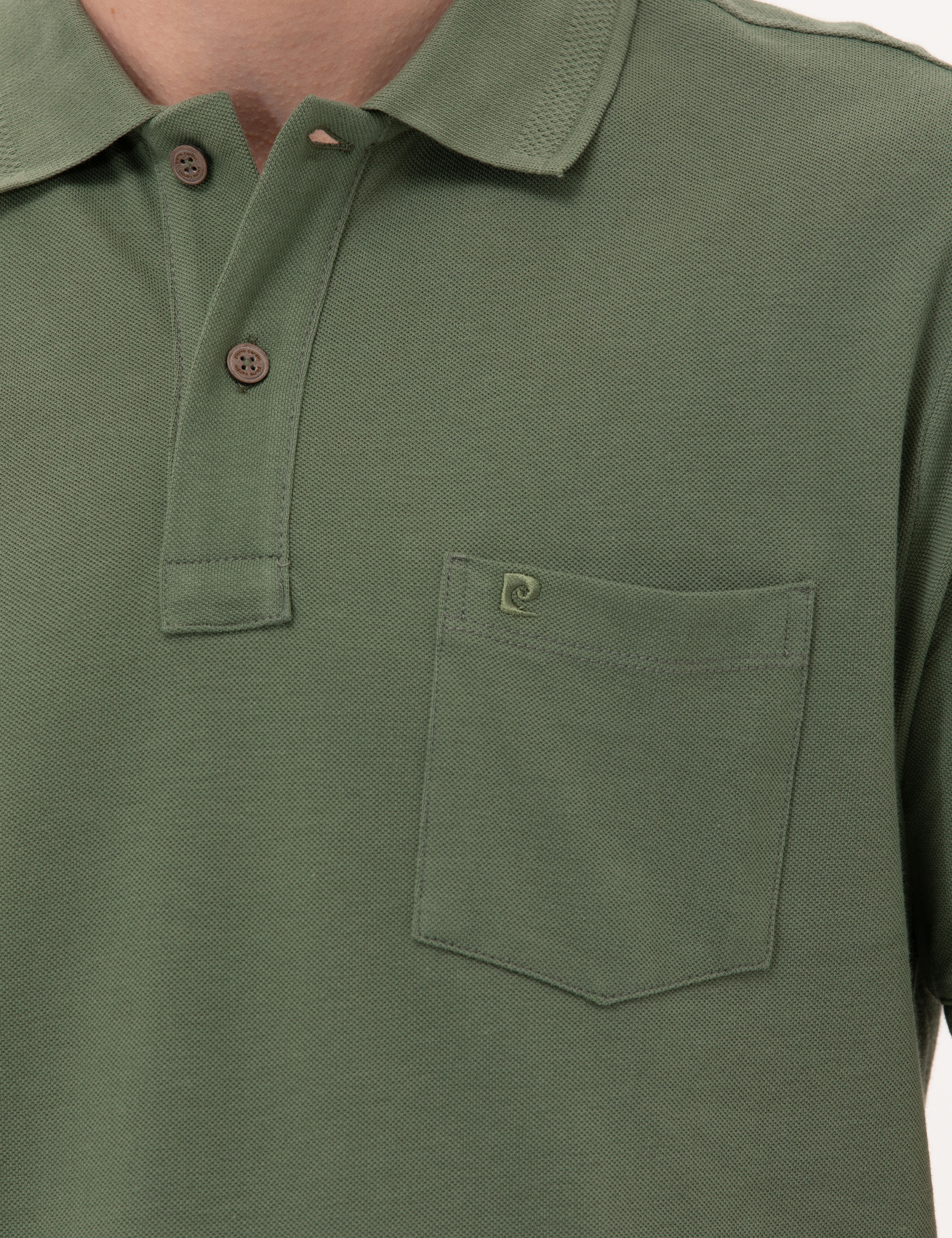 Haki Regular Fit Basic Tişört - Image 7