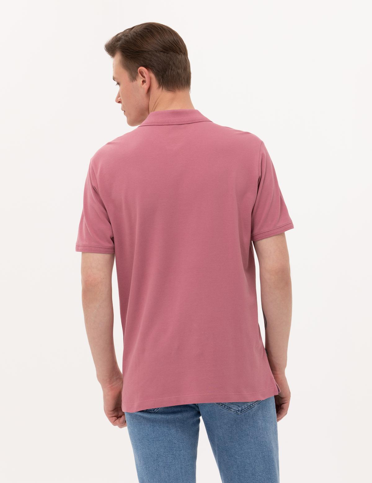 Gül Kurusu Regular Fit Basic Tişört - 50250209098