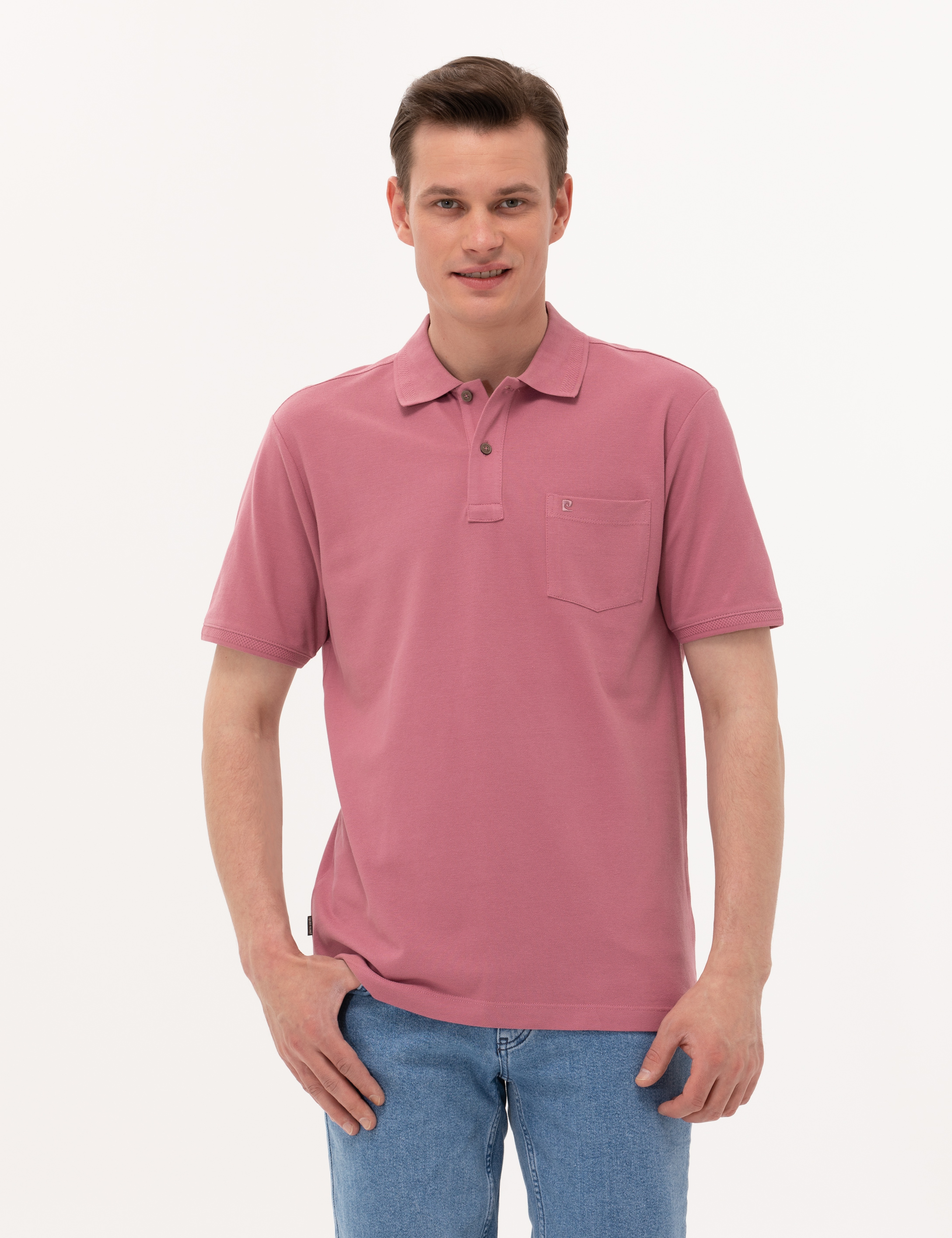 Gül Kurusu Regular Fit Basic Tişört