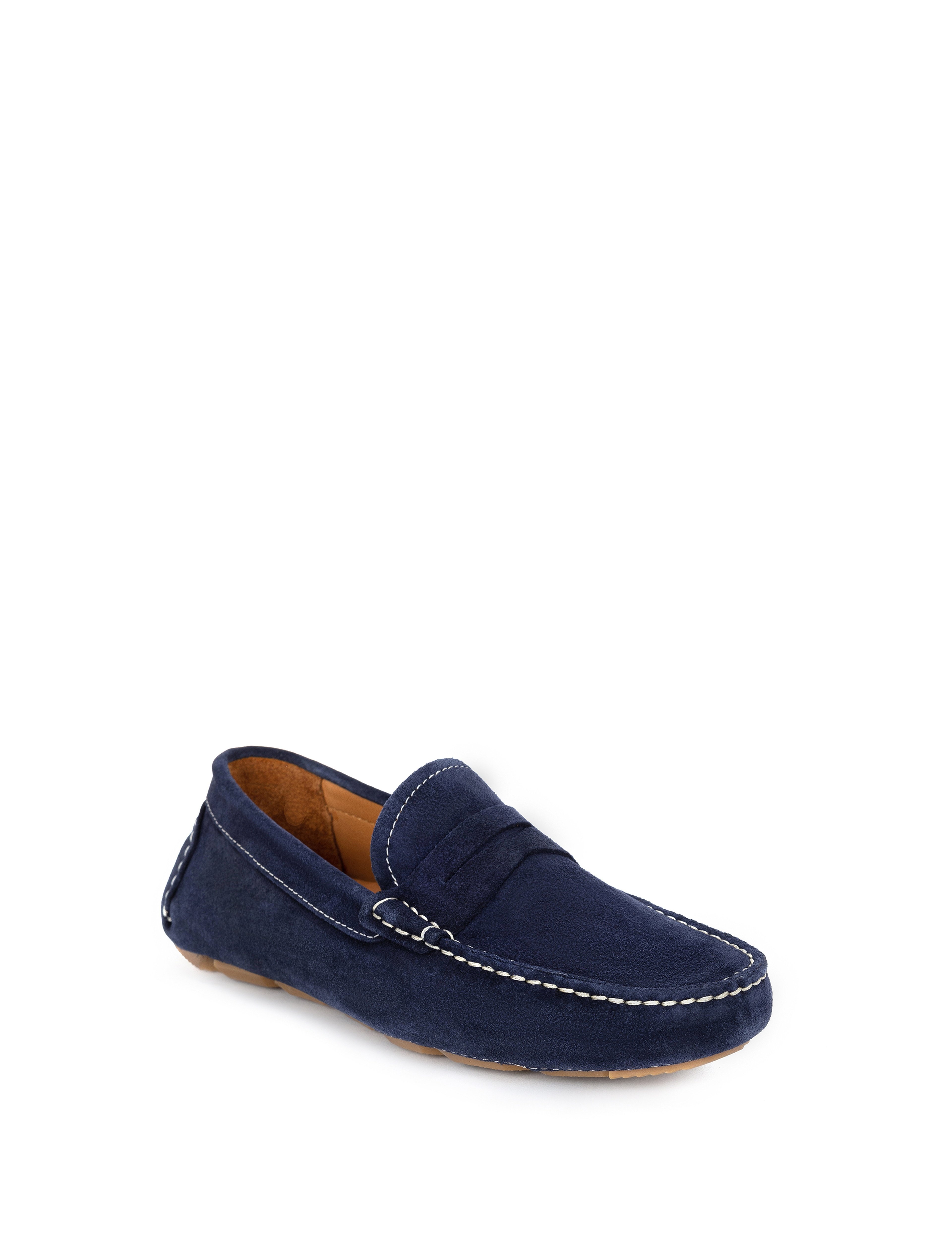 Lacivert %100 Deri Loafer Ayakkabı