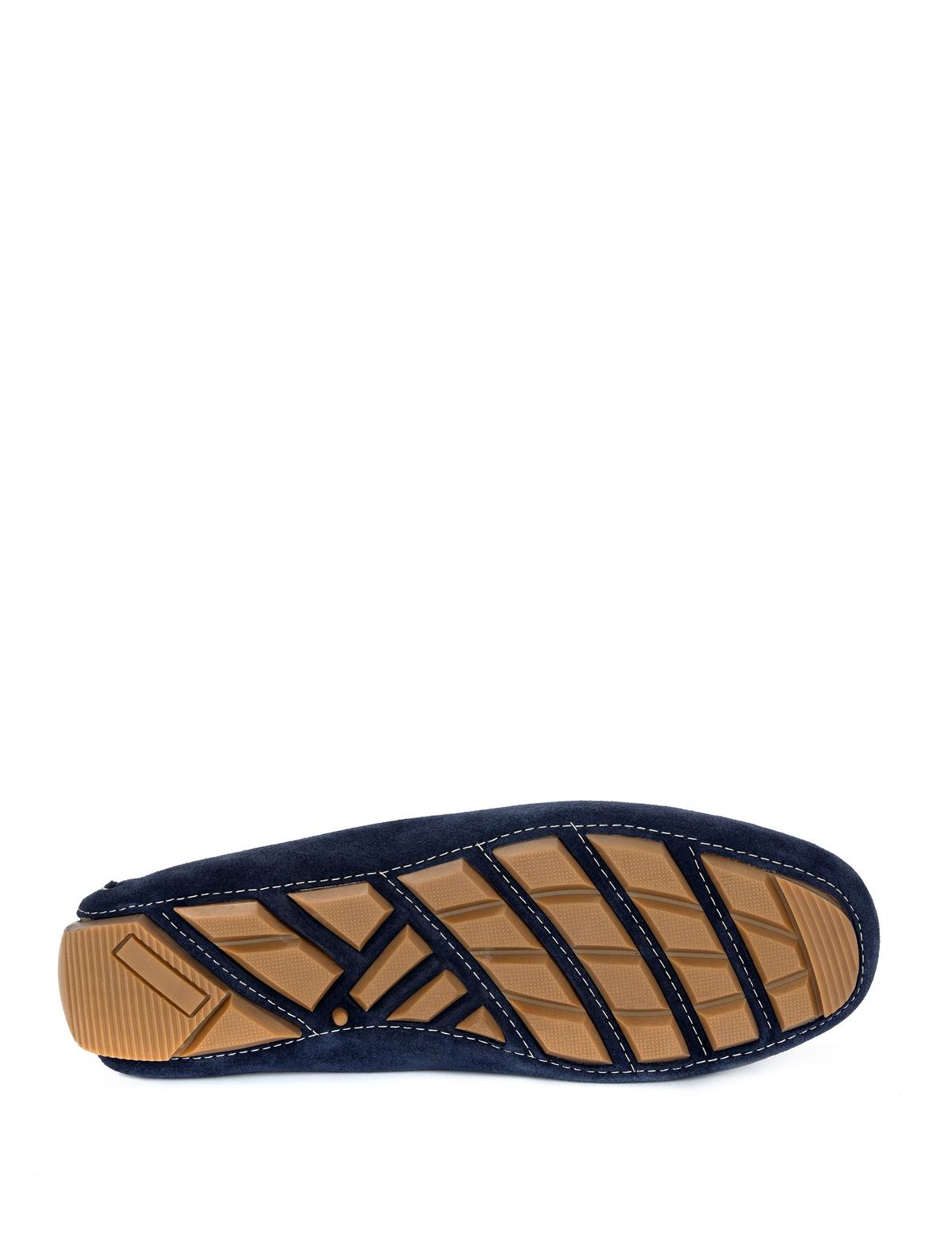 Lacivert %100 Deri Loafer Ayakkabı - 50267874036