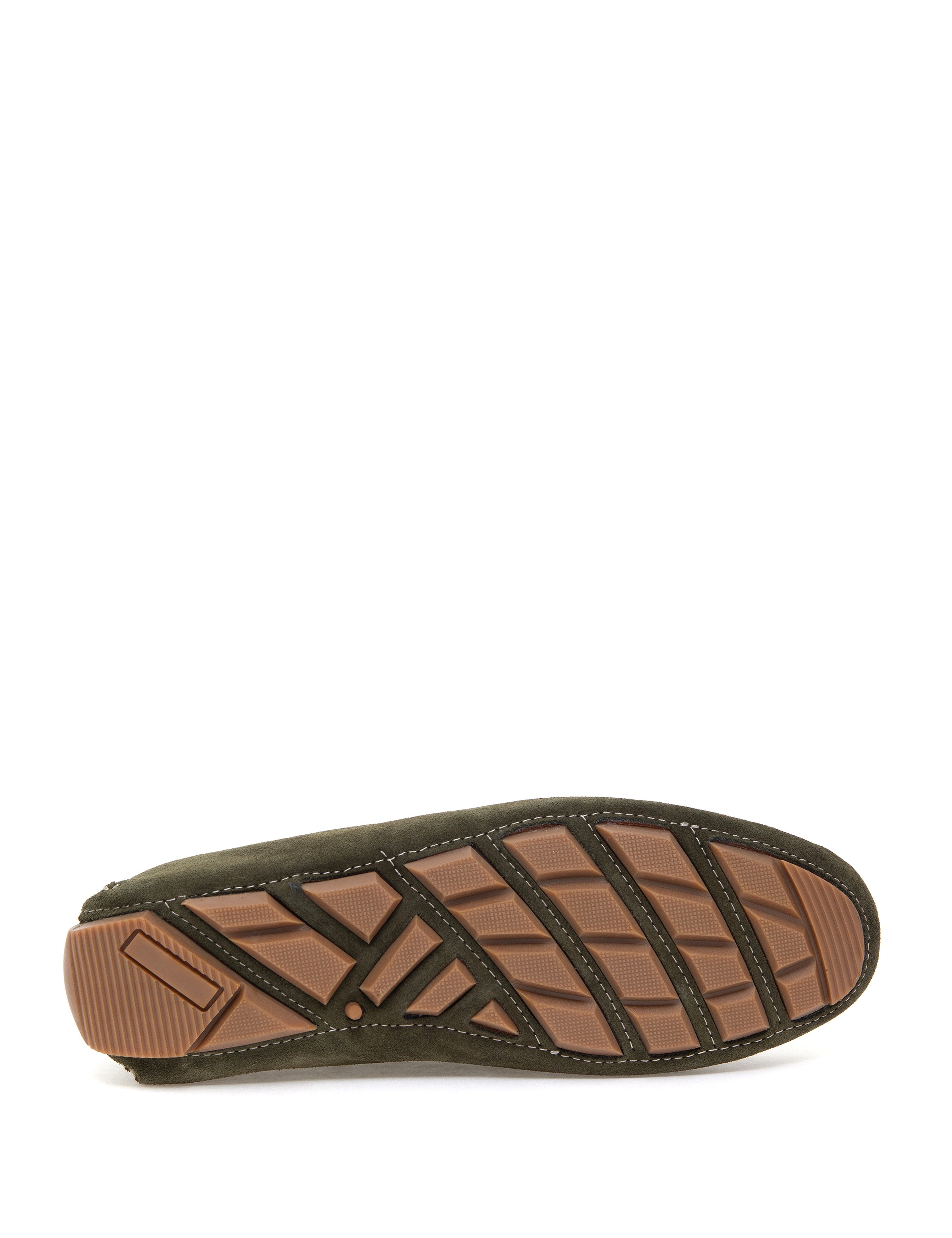 Haki %100 Deri Loafer Ayakkabı