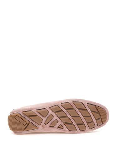 Pudra %100 Deri Loafer Ayakkabı