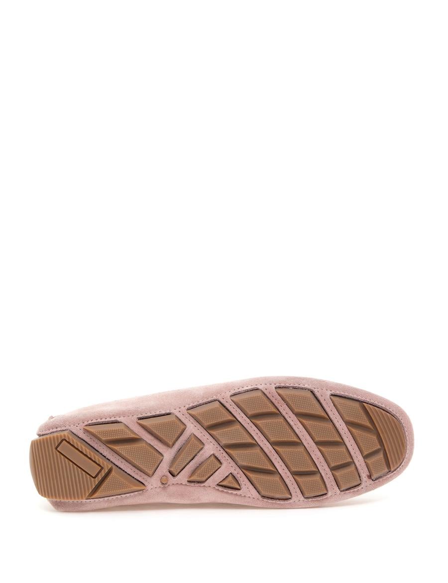 Pudra %100 Deri Loafer Ayakkabı