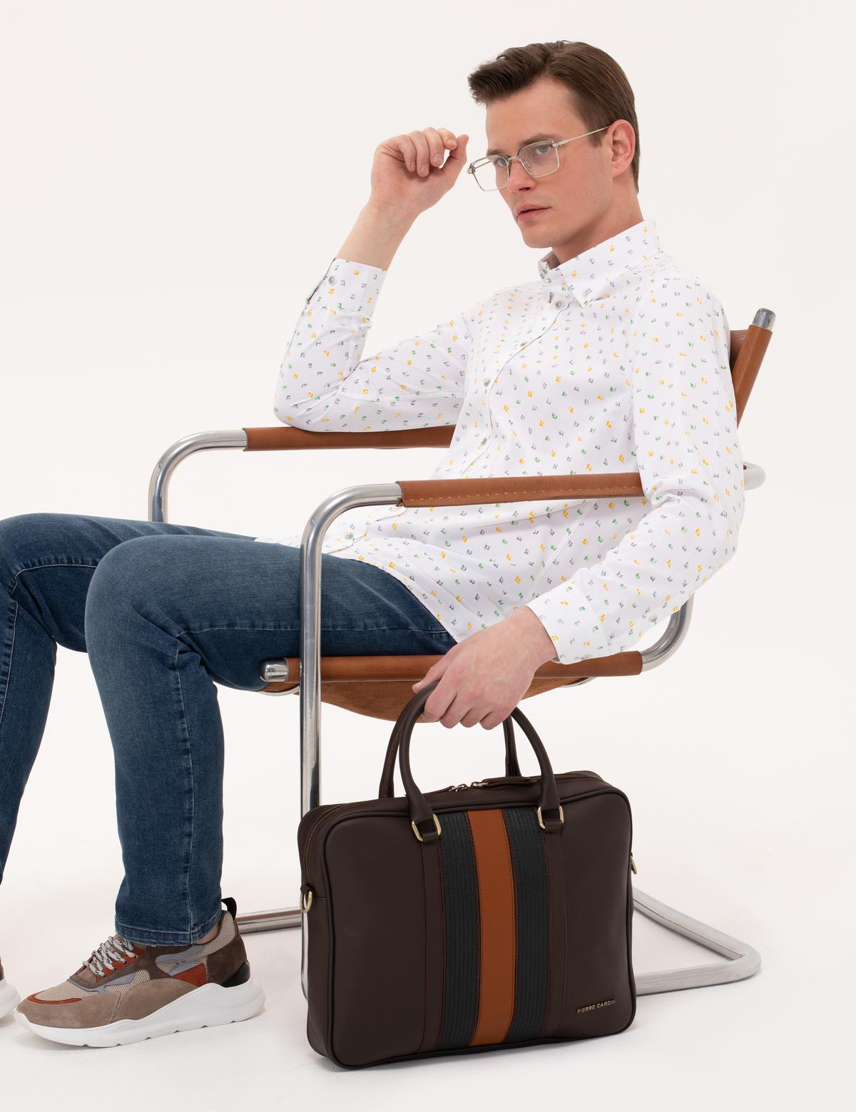 Erkek Kahverengi Evrak Çantası