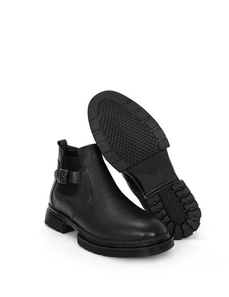 Siyah %100 Deri Bot - 50276721002