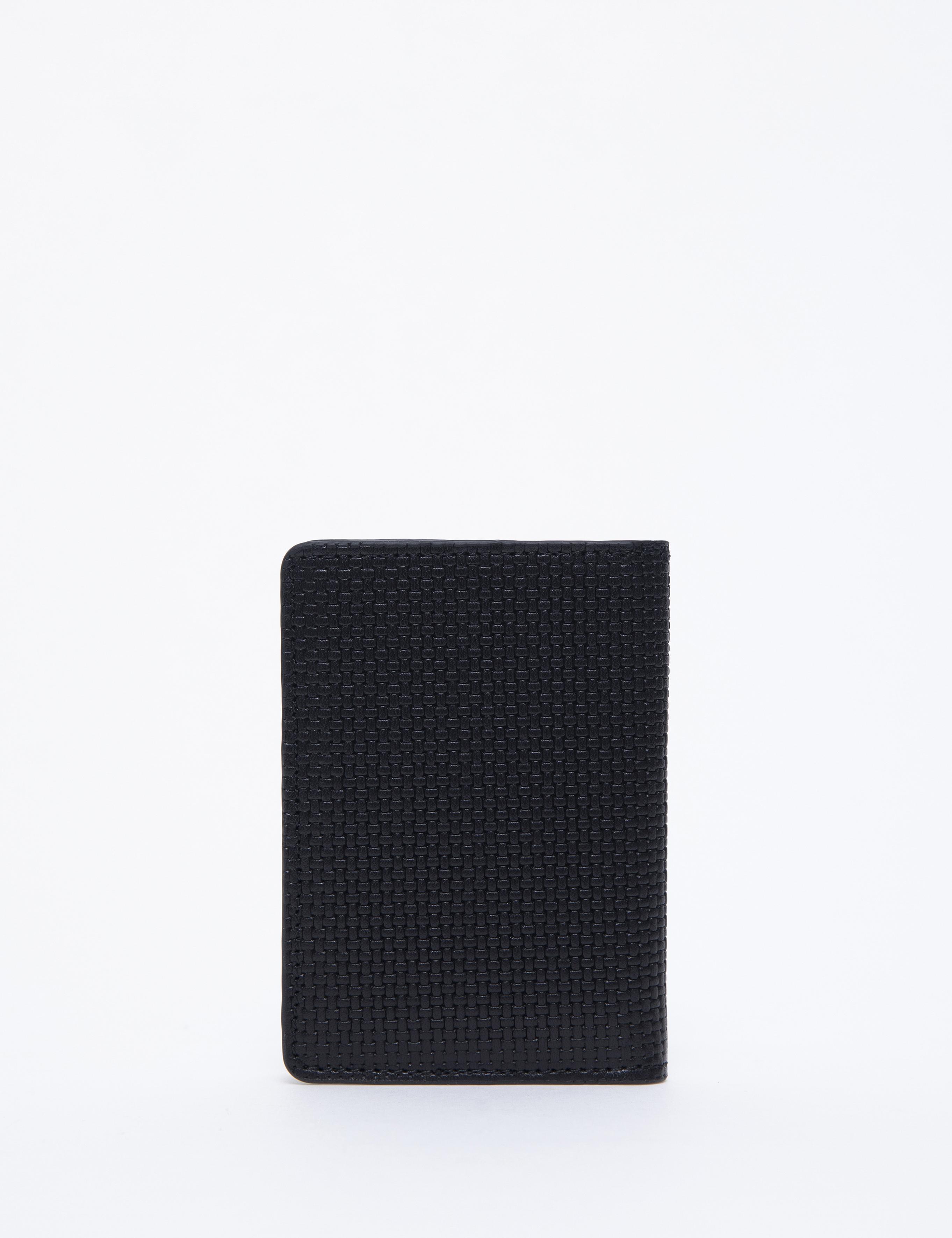 Erkek Siyah Deri Kartlık