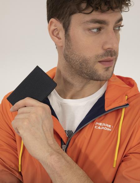 Erkek Lacivert Deri Cüzdan - 50268554004