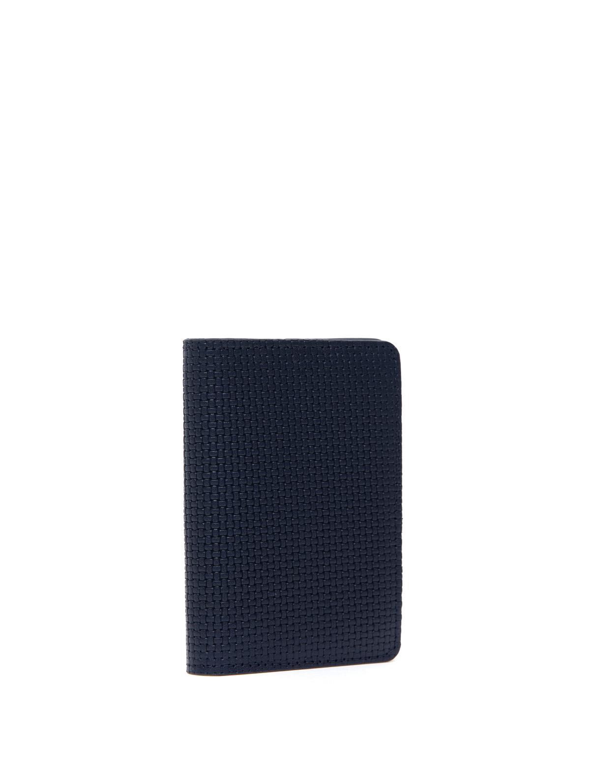 Erkek Lacivert Deri Cüzdan - 50268554004