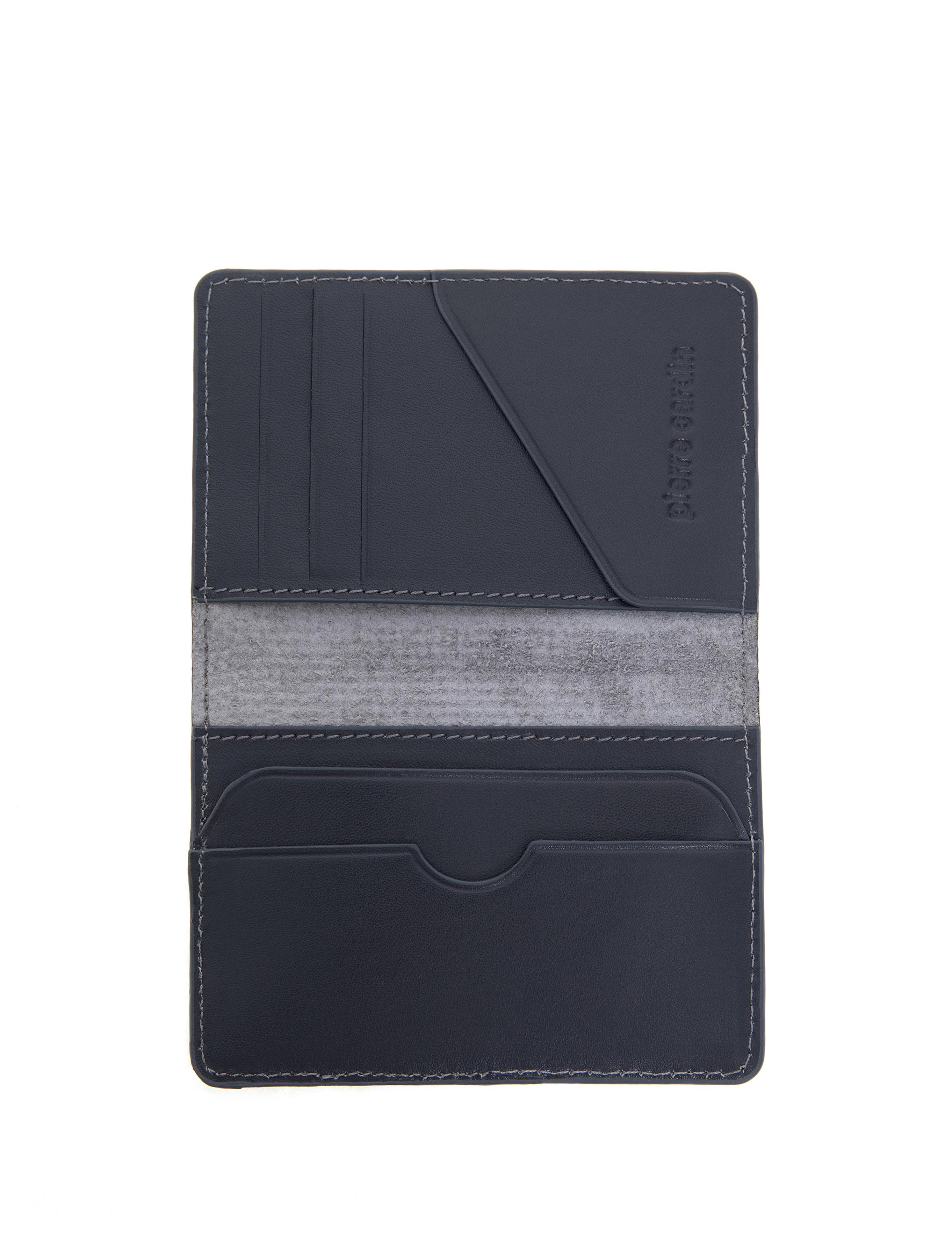 Erkek Gri Deri Kartlık