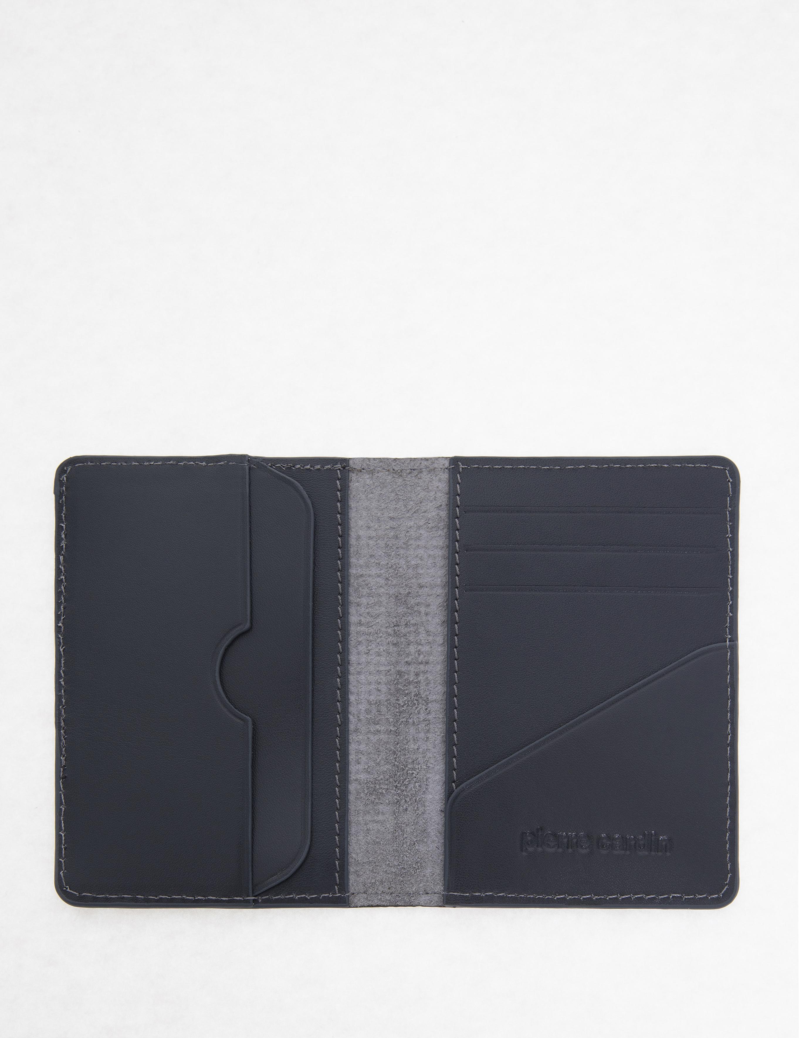 Erkek Gri Deri Kartlık