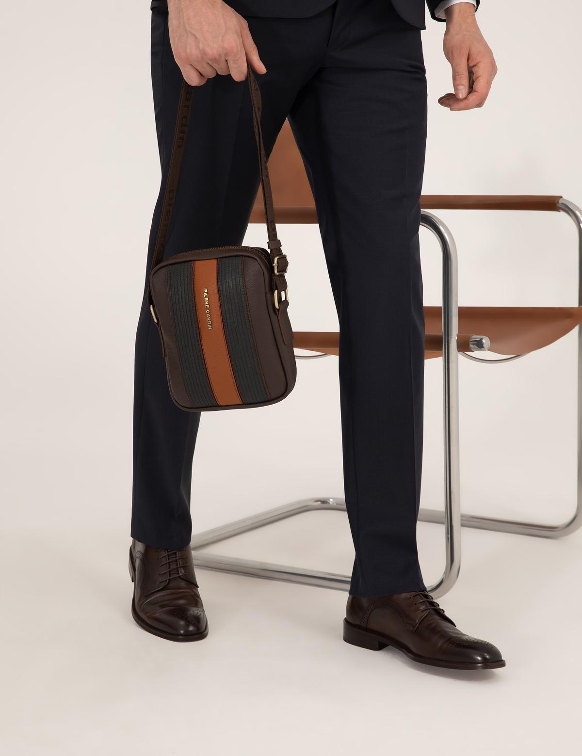 Erkek  Kahverengi Omuz Çanta