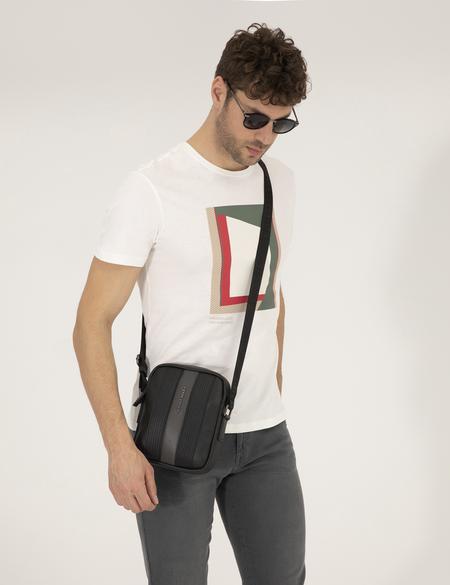 Erkek Siyah Omuz Çantası - 50268792002