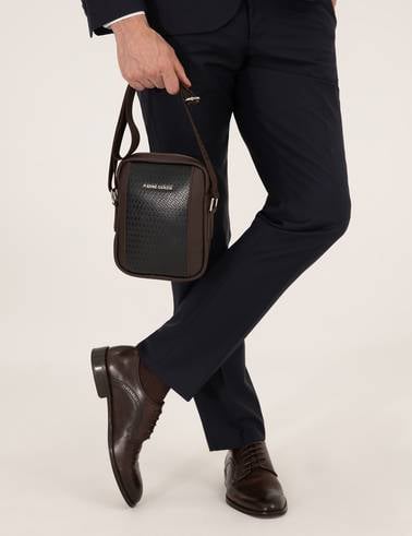 Erkek Kahverengi Omuz Çantası