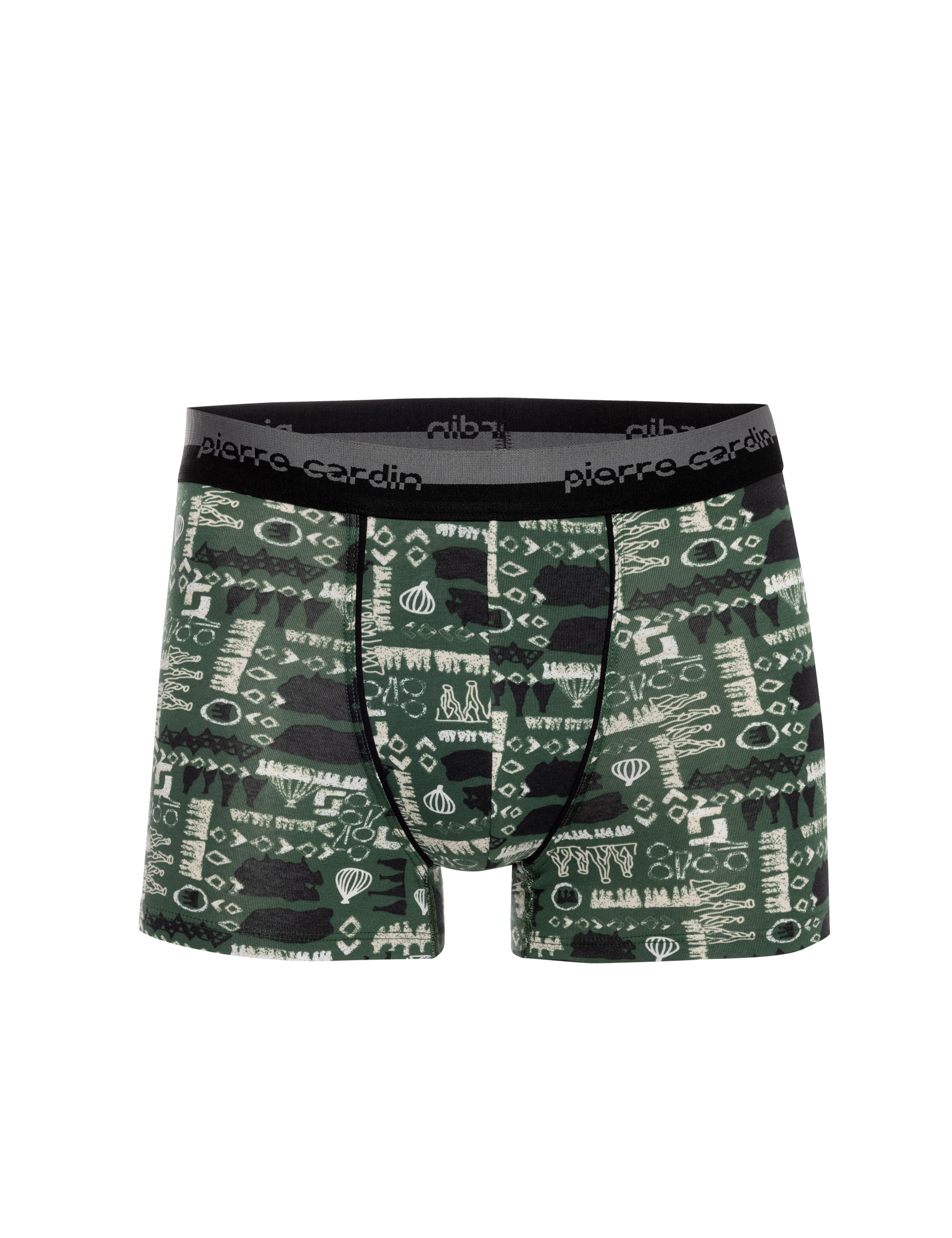 Renkli Pamuk Modal Karışımlı 3'lü Boxer - Image 6