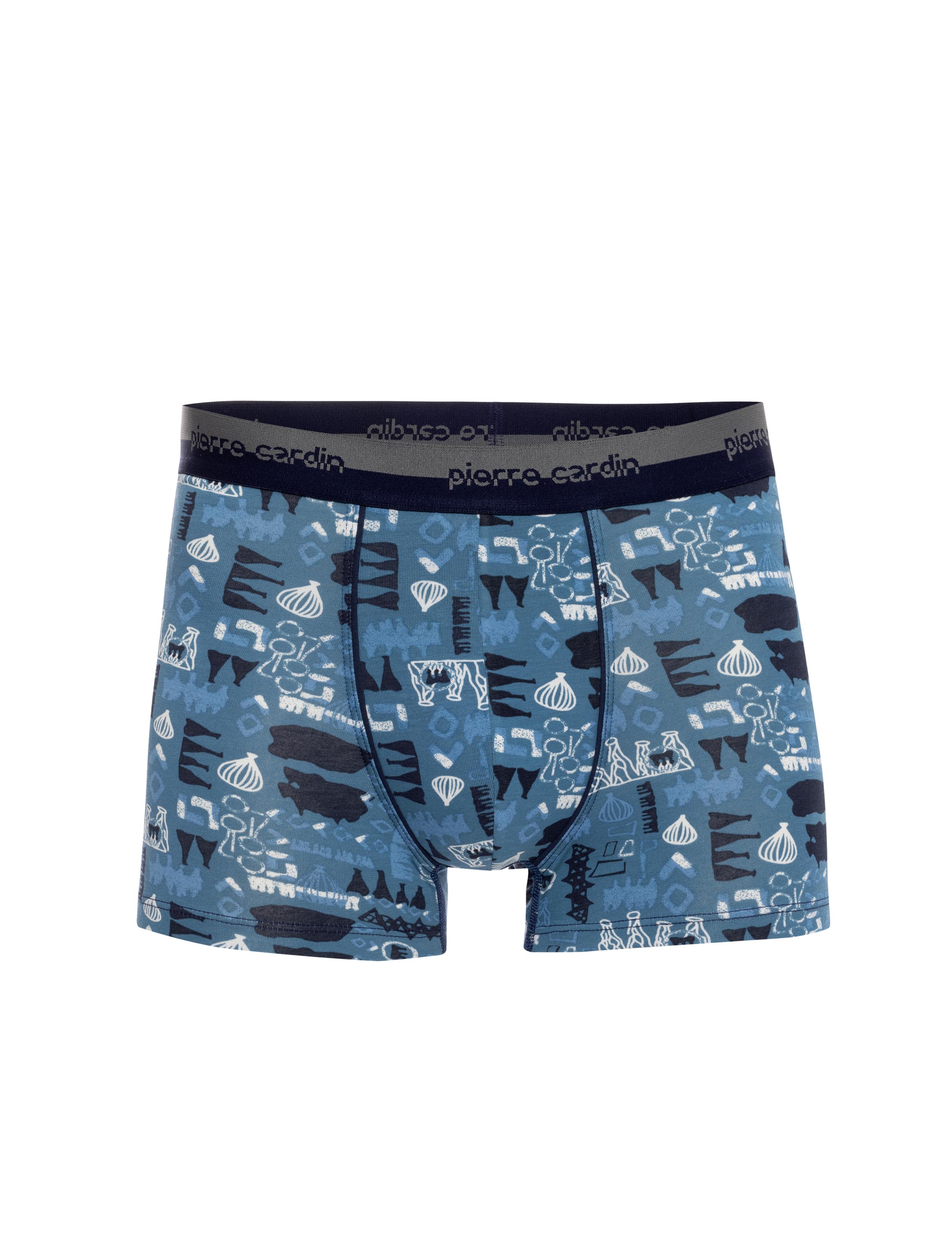 Renkli Pamuk Modal Karışımlı 3'lü Boxer